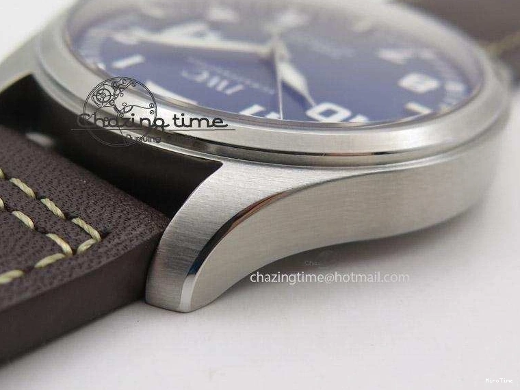 MIROTIME 0726 Mark XVII Le Petit Prince MK Maker 1:1 Best Edition SS Blue Dial On Brown Leather Strap A ComfortFit 7377
